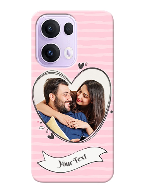 Custom Oppo Reno 13 Pro 5G Custom Hard Phone Case - Vintage Heart Design