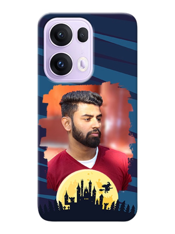 Custom Oppo Reno 13 Pro 5G Custom Hard Phone Case - Halloween Witch Design