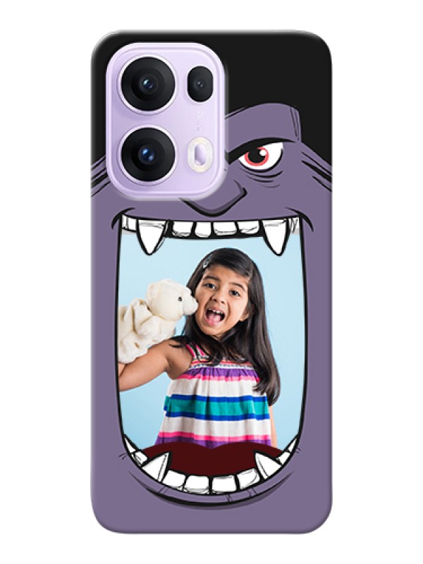 Custom Oppo Reno 13 Pro 5G Custom Hard Phone Case - Angry Monster Design
