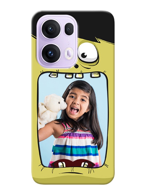 Custom Oppo Reno 13 Pro 5G Custom Hard Phone Case - Cartoon Monster Back Case Design