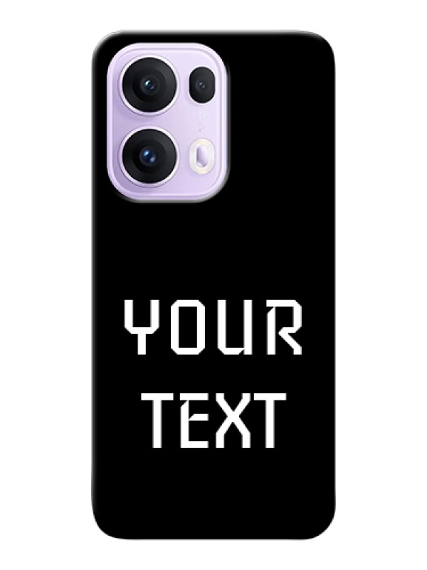 Custom Oppo Reno 13 Pro 5G Custom Hard Phone Case - Your Name Design