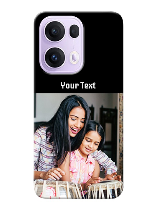 Custom Oppo Reno 13 Pro 5G Custom Hard Phone Case - Photo With Name Design