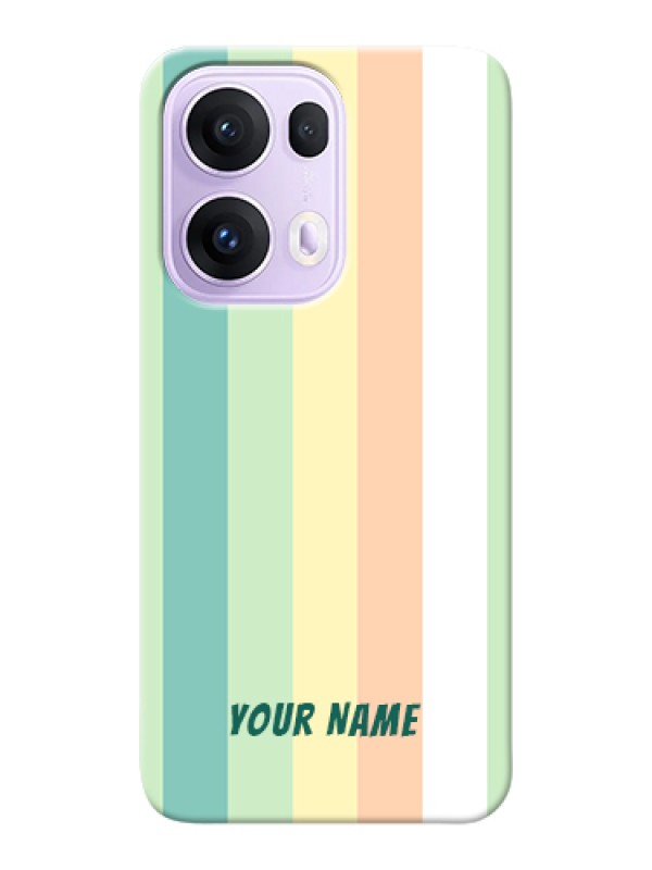 Custom Oppo Reno 13 Pro 5G Custom Hard Phone Case - Multi - Colour Stripes Design