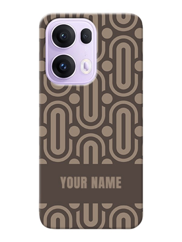 Custom Oppo Reno 13 Pro 5G Custom Hard Phone Case - Captivating Zero Pattern Design