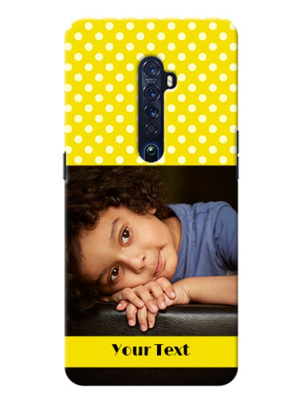 Custom Oppo Reno 2 Custom Mobile Covers: Bright Yellow Case Design