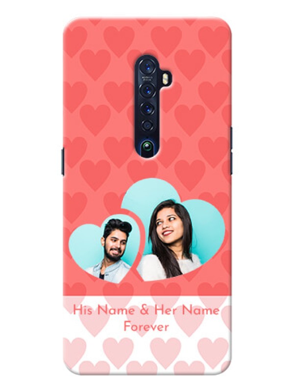 Custom Oppo Reno 2 personalized phone covers: Couple Pic Upload Design
