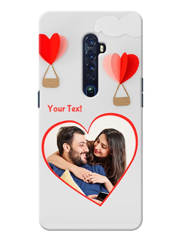 Custom Oppo Reno 2 Phone Covers: Parachute Love Design
