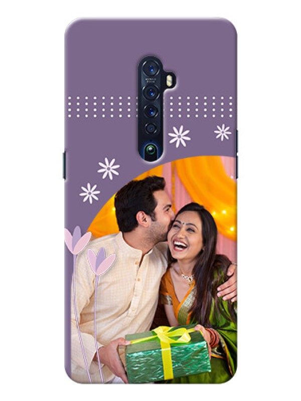Custom Oppo Reno 2 Phone covers for girls: lavender flowers design 