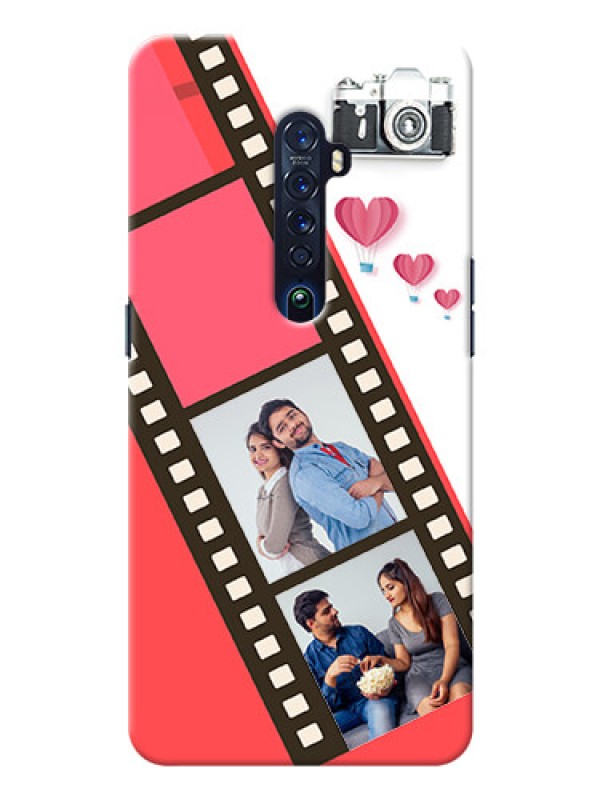 Custom Oppo Reno 2 custom phone covers: 3 Image Holder with Film Reel