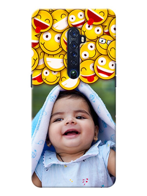Custom Oppo Reno 2 Custom Phone Cases with Smiley Emoji Design