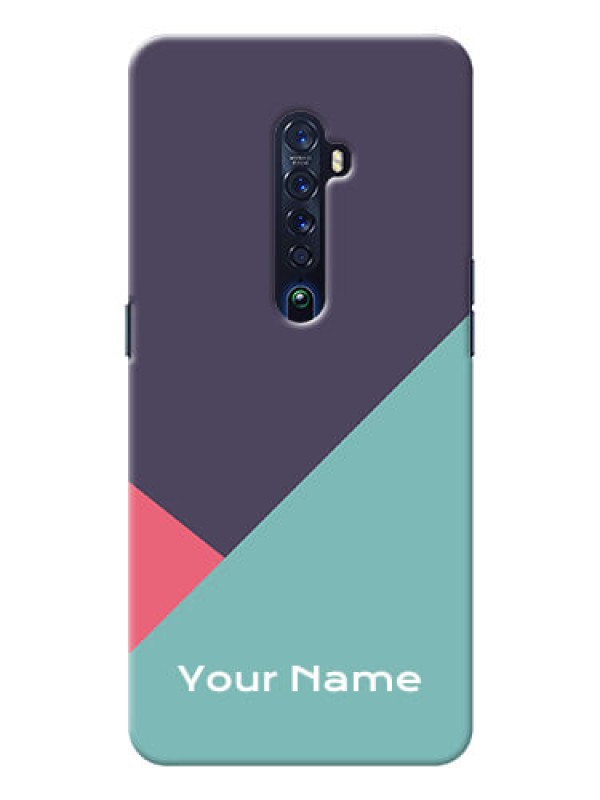 Custom Reno 2 Custom Phone Cases: Tri Color abstract Design