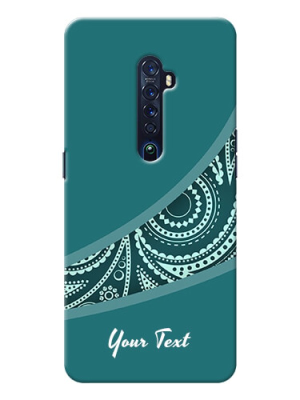 Custom Reno 2 Custom Phone Covers: semi visible floral Design