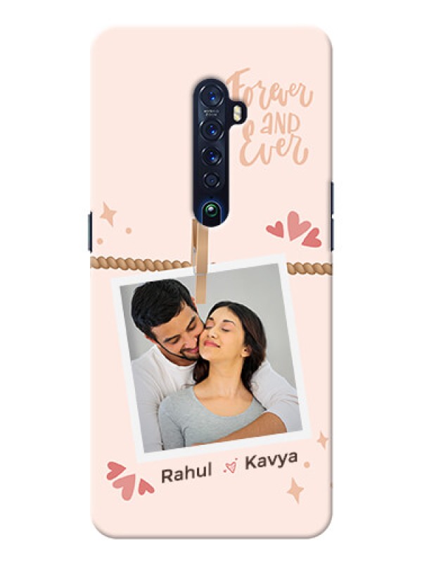 Custom Reno 2 Phone Back Covers: Forever and ever love Design