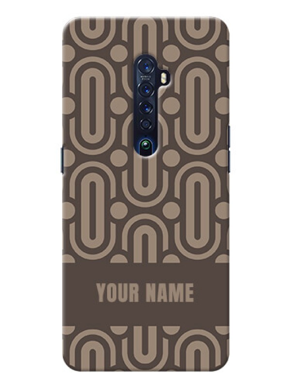 Custom Reno 2 Custom Phone Covers: Captivating Zero Pattern Design