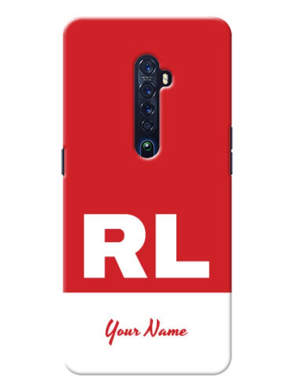 Custom Reno 2 Custom Phone Cases: dual tone custom text Design