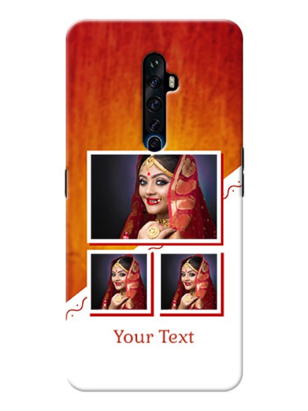 Custom Reno 2F Personalised Phone Cases: Wedding Memories Design  
