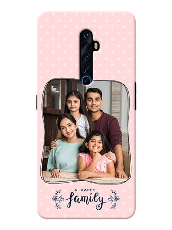 Custom Reno 2F Personalized Phone Cases: Family with Dots Design
