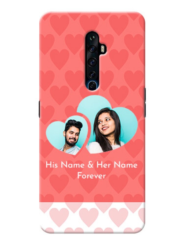 Custom Reno 2Z personalized phone covers: Couple Pic Upload Design