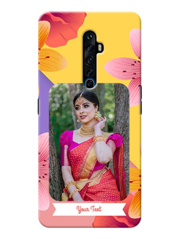Custom Reno 2Z Mobile Covers: 3 Image With Vintage Floral Design