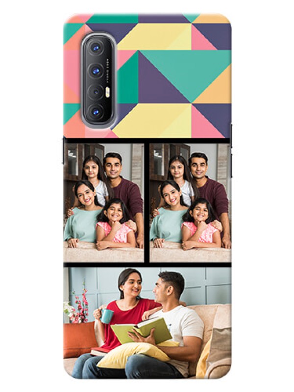 Custom Reno 3 Pro personalised phone covers: Bulk Pic Upload Design