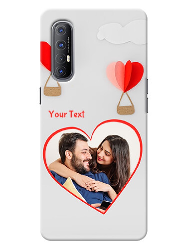 Custom Reno 3 Pro Phone Covers: Parachute Love Design