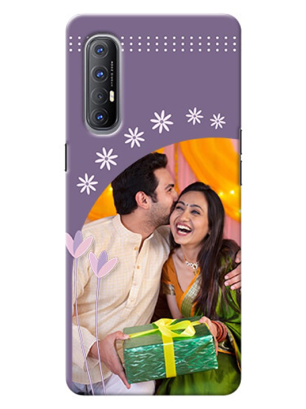 Custom Reno 3 Pro Phone covers for girls: lavender flowers design 