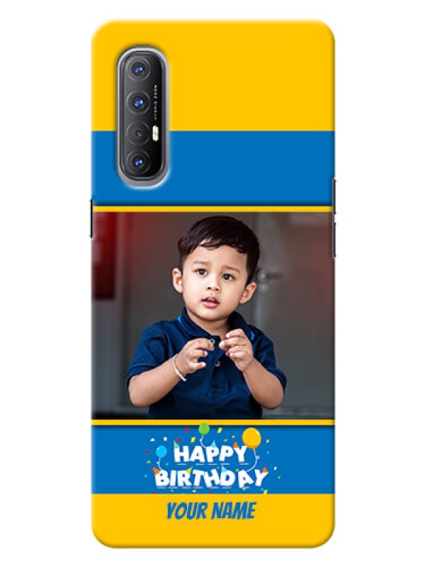 Custom Reno 3 Pro Mobile Back Covers Online: Birthday Wishes Design