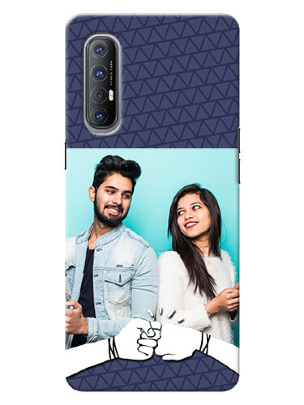 Custom Reno 3 Pro Mobile Covers Online with Best Friends Design  