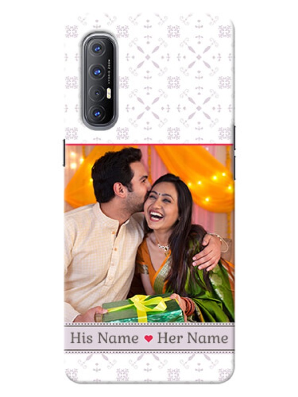 Custom Reno 3 Pro Phone Cases with Photo and Ethnic Design