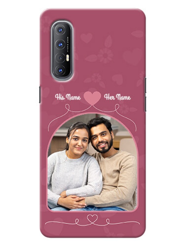 Custom Reno 3 Pro mobile phone covers: Love Floral Design