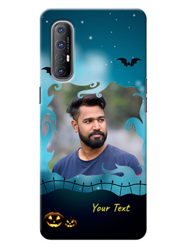Custom Reno 3 Pro Personalised Phone Cases: Halloween frame design