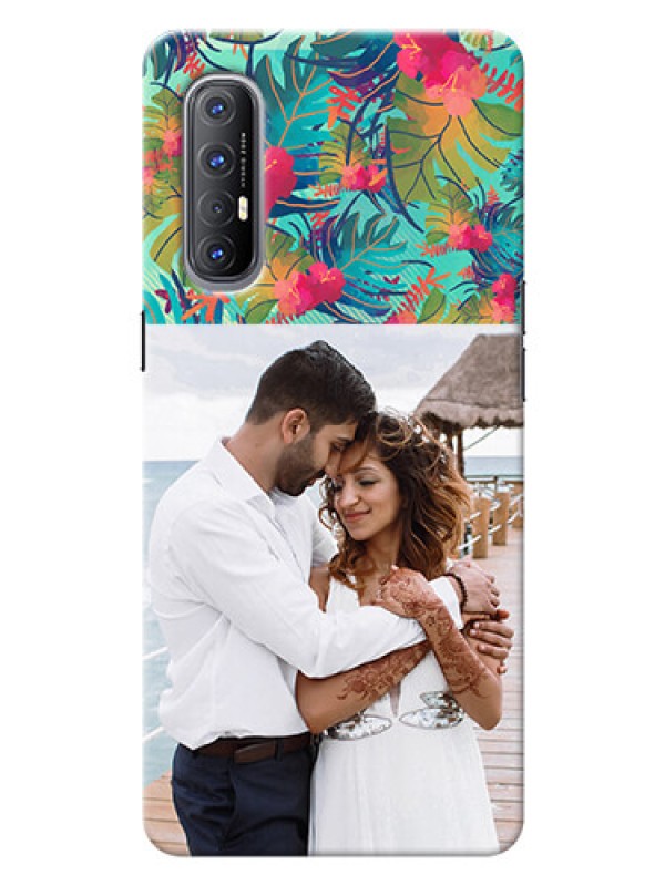 Custom Reno 3 Pro Personalized Phone Cases: Watercolor Floral Design