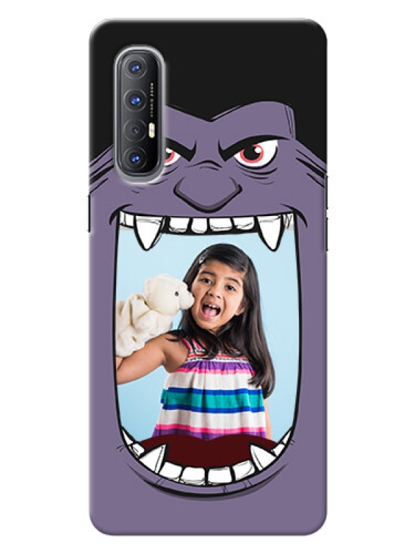 Custom Reno 3 Pro Personalised Phone Covers: Angry Monster Design