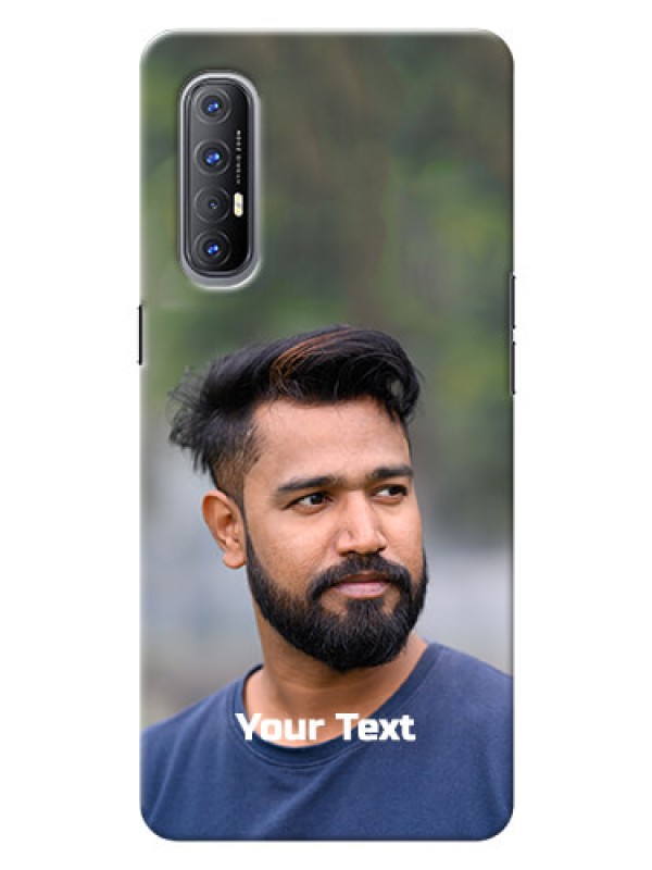 Custom Oppo Reno 3 Pro Mobile Cover: Photo with Text
