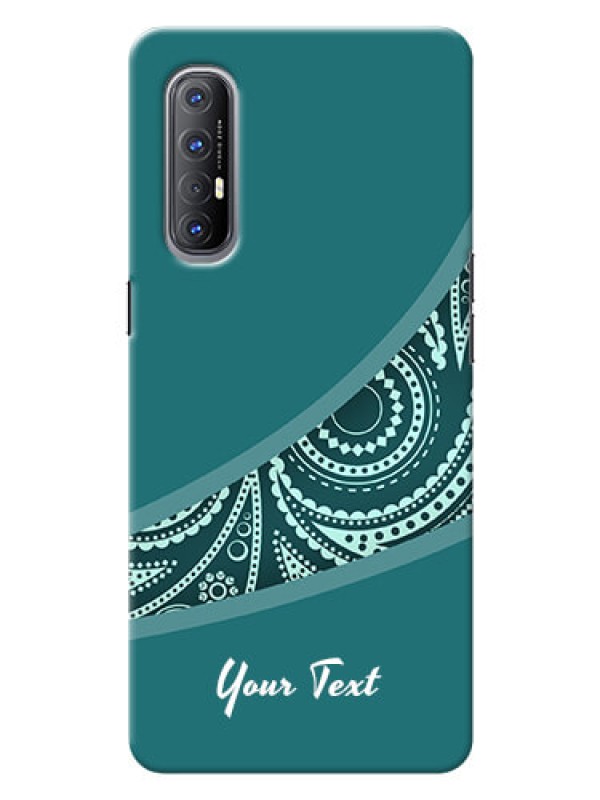 Custom Reno 3 Pro Custom Phone Covers: semi visible floral Design
