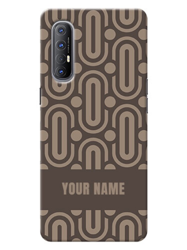 Custom Reno 3 Pro Custom Phone Covers: Captivating Zero Pattern Design