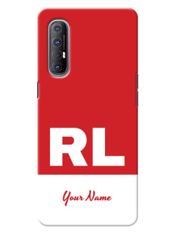 Custom Reno 3 Pro Custom Phone Cases: dual tone custom text Design