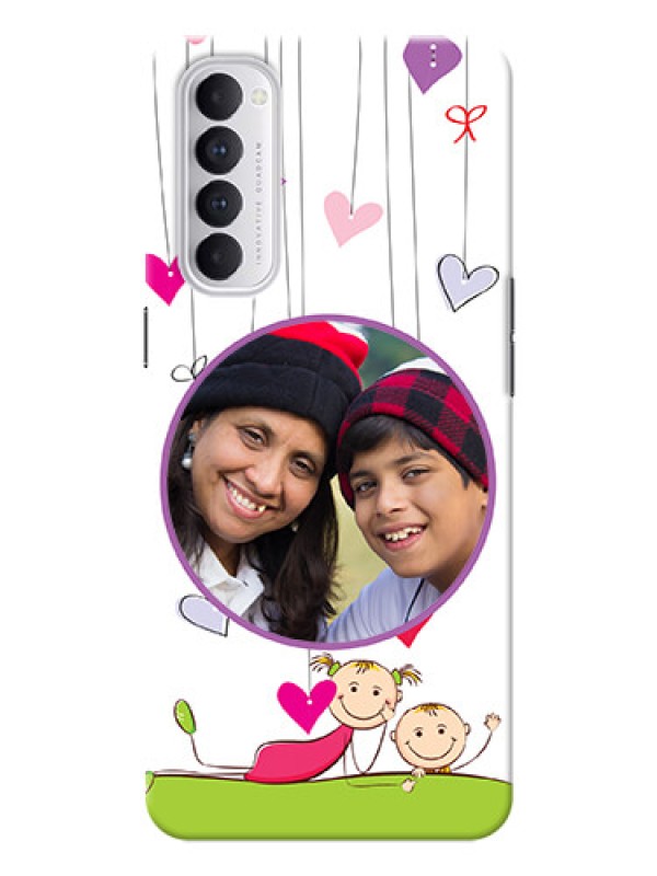 Custom Reno 4 Pro Mobile Cases: Cute Kids Phone Case Design