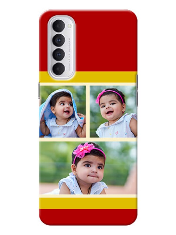 Custom Reno 4 Pro mobile phone cases: Multiple Pic Upload Design