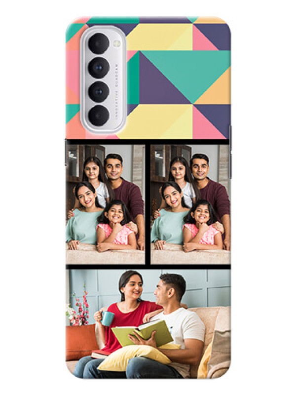 Custom Reno 4 Pro personalised phone covers: Bulk Pic Upload Design