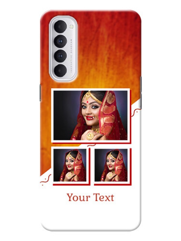 Custom Reno 4 Pro Personalised Phone Cases: Wedding Memories Design  