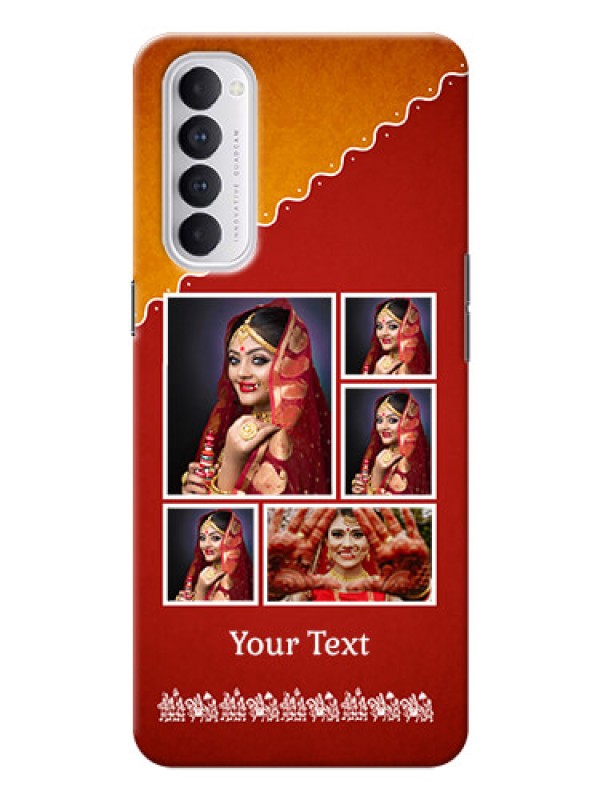 Custom Reno 4 Pro customized phone cases: Wedding Pic Upload Design