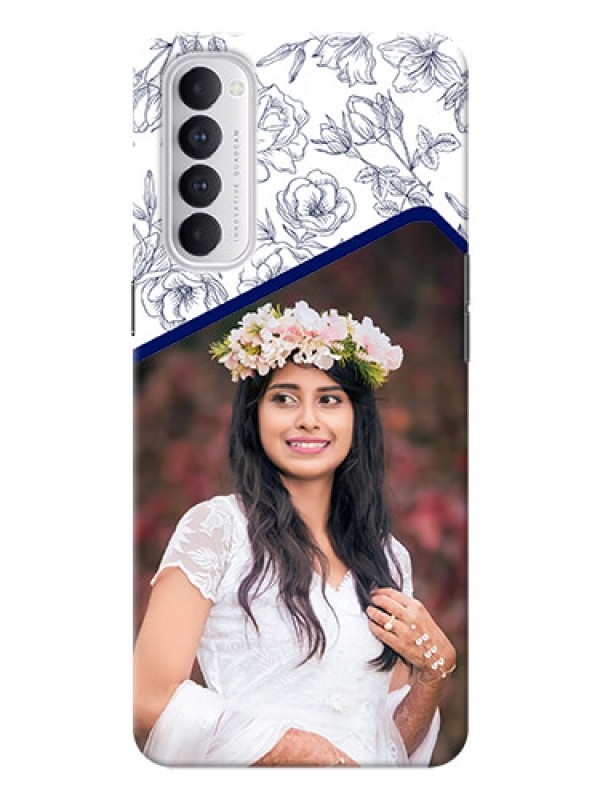 Custom Reno 4 Pro Phone Cases: Premium Floral Design