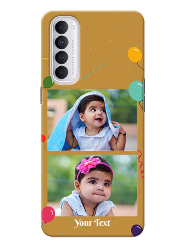 Custom Reno 4 Pro Phone Covers: Image Holder with Birthday Celebrations Design