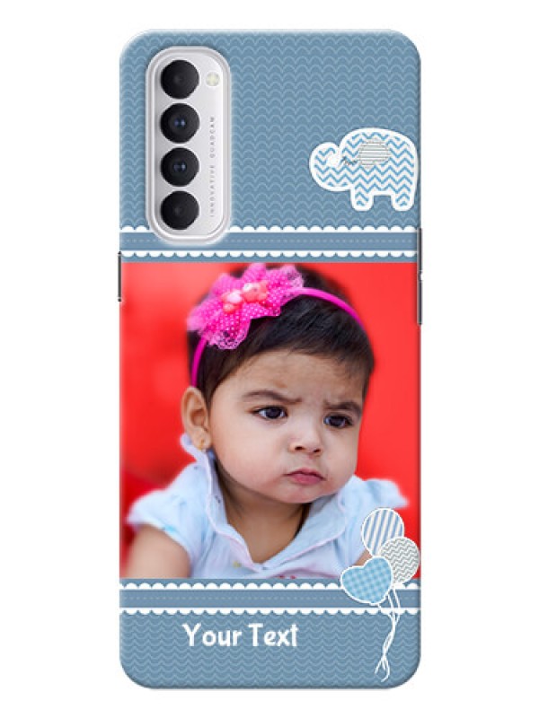 Custom Reno 4 Pro Custom Phone Covers with Kids Pattern Design