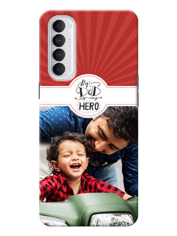 Custom Reno 4 Pro custom mobile phone cases: My Dad Hero Design