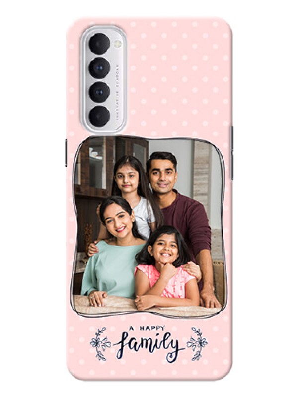 Custom Reno 4 Pro Personalized Phone Cases: Family with Dots Design