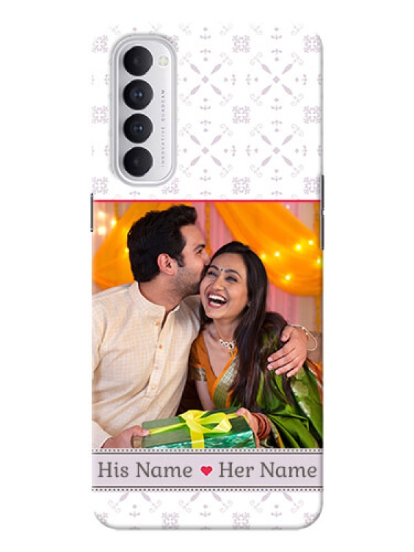 Custom Reno 4 Pro Phone Cases with Photo and Ethnic Design