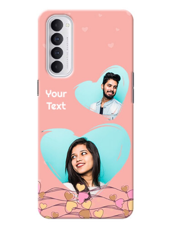 Custom Reno 4 Pro customized phone cases: Love Doodle Design