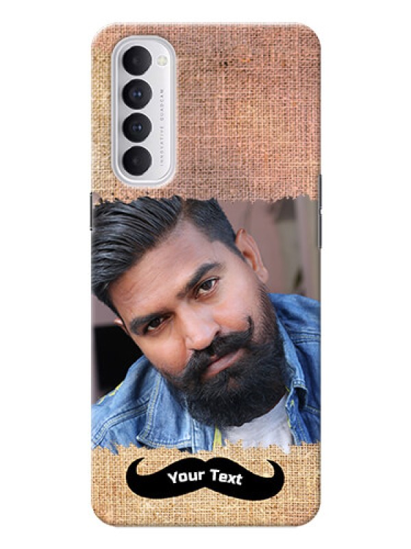 Custom Reno 4 Pro Mobile Back Covers Online with Texture Design